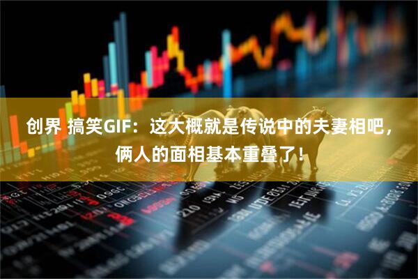 创界 搞笑GIF：这大概就是传说中的夫妻相吧，俩人的面相基本重叠了！