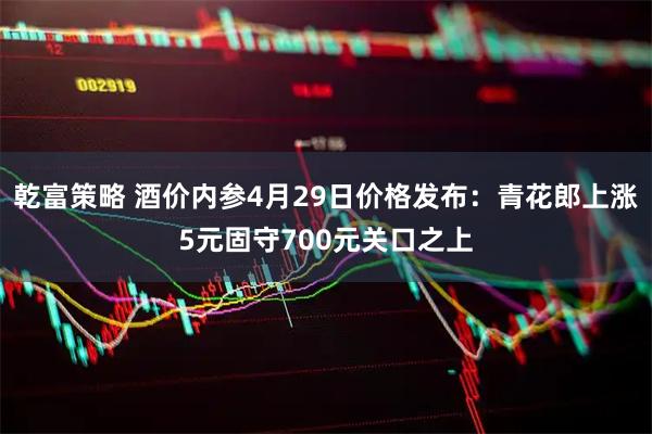 乾富策略 酒价内参4月29日价格发布：青花郎上涨5元固守700元关口之上